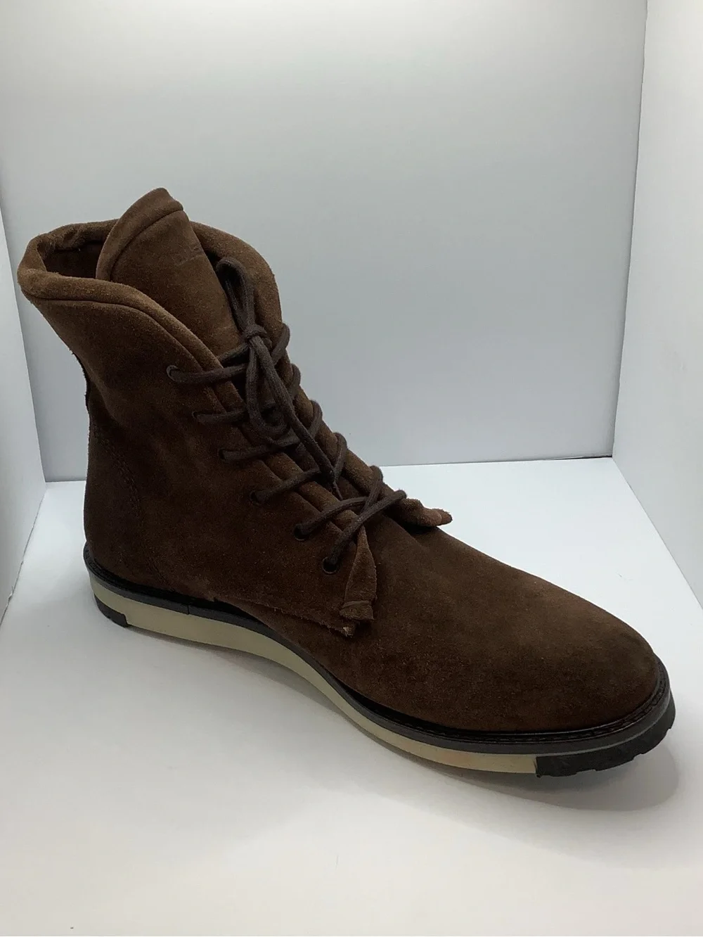 RARE FIND Diesel D-Boolthed Winter Pretreated Dark Brown Suede Ankle Boots EU46